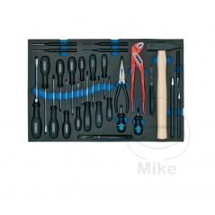 HAZET Kit 27 tools with insert for tool cart 606.19.31