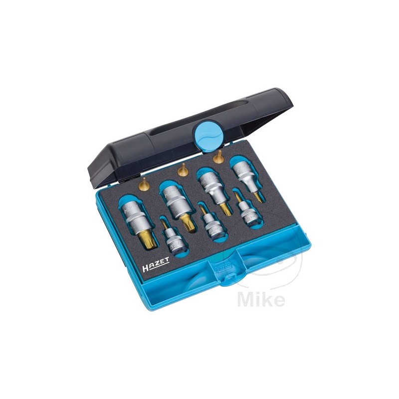 Set of 10 socket wrenches for internal torx screws 607.80.59