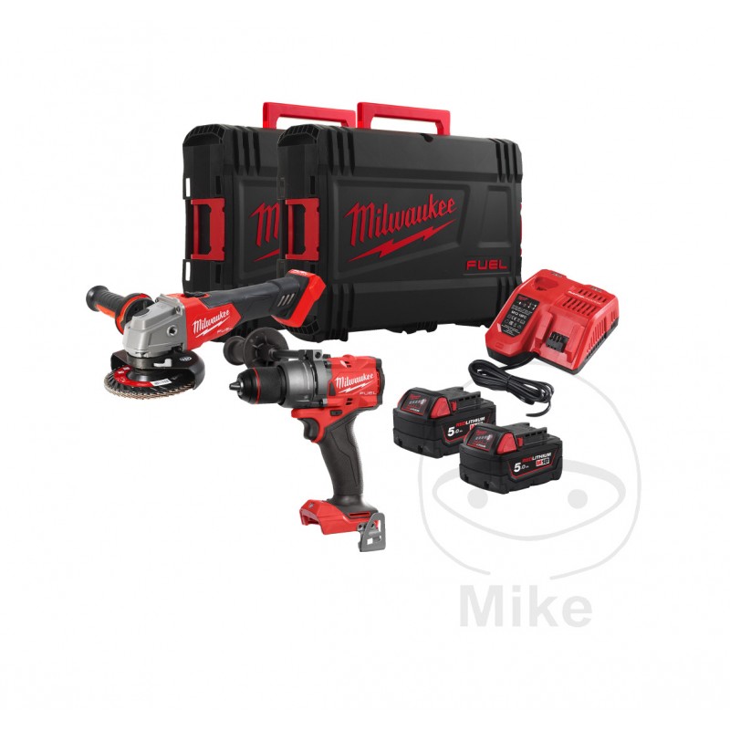 MILWAUKEE Set de herramientas con batería recargable 18V M18 FPP2E3-502X 6850536