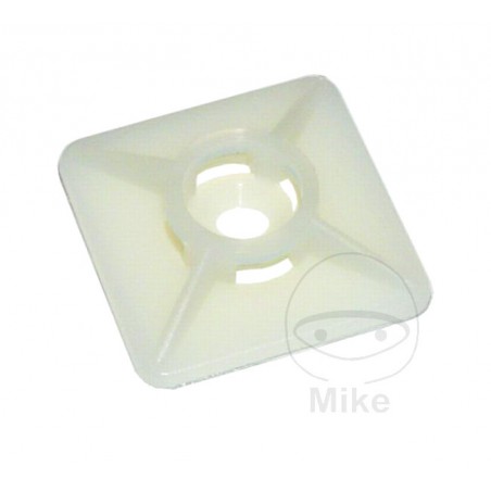 Pack 100 soporte adhesivo para bridas 158.11.07