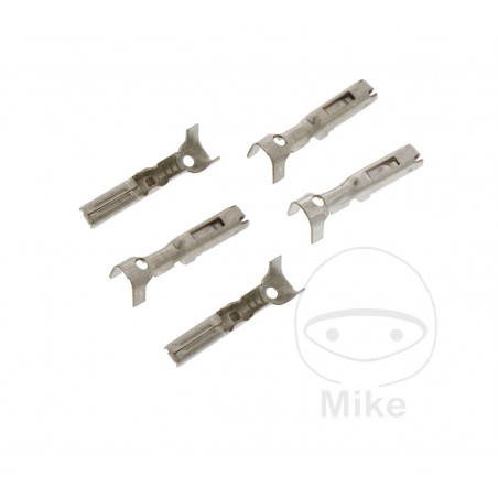 JMP Pack of 5 flat plug female cable connectors 0.3-0.5 MM 158.01.96