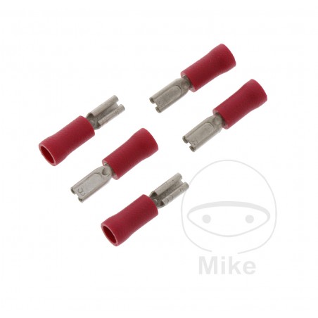 JMP Pack of 5 flat plug female cable connectors 0.5-1.5 2.8 MM 158.02.15