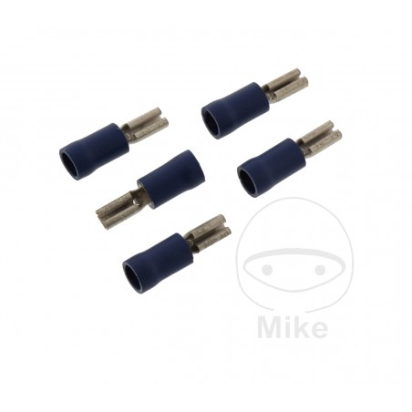 JMP Pack of 5 flat plug female cable connectors 1.5-2.5 2.8 MM 158.02.22