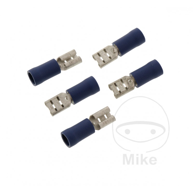 JMP Pack 5 conectores de cable hembra enchufe plano 1.5-2.5 4.8 MM 158.02.23
