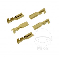 JMP Pack of 5 flat plug female cable connectors 0.5-1.0 2.8 MM ALTN: 1580839/774 158.02.29