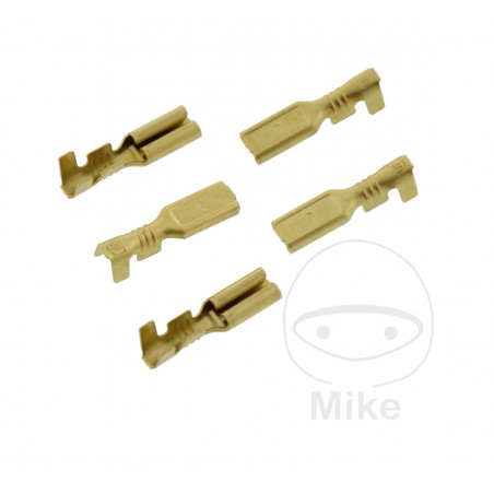 JMP Pack of 5 flat plug female cable connectors 0.5-1.0 2.8 MM ALTN: 1580839/774 158.02.29