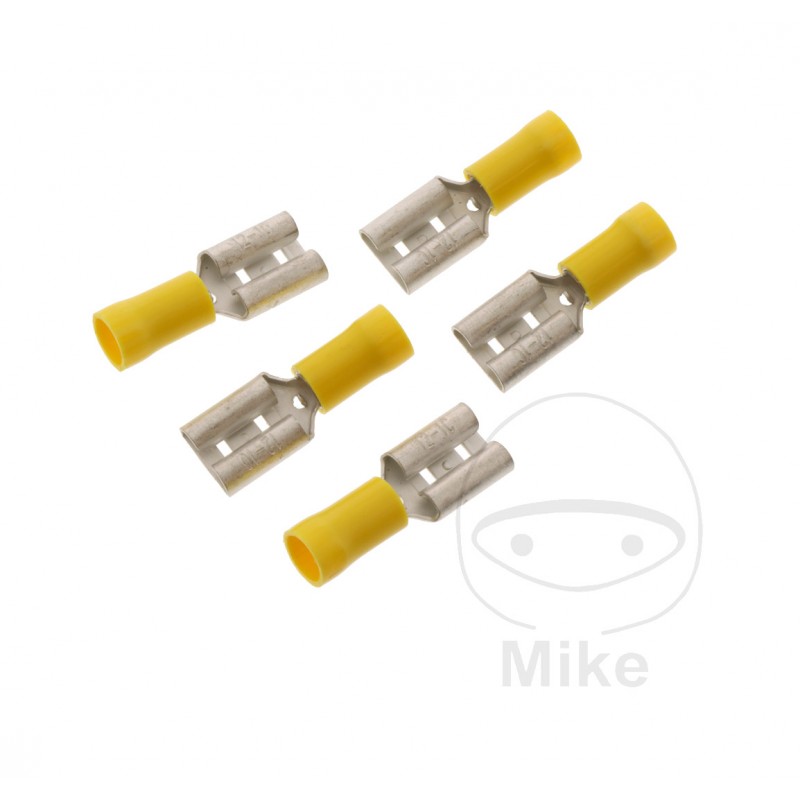 JMP Pack 5 conectores de cable hembra enchufe plano 4.0-6.0 9.4 MM ALTN: 1580855/776 158.02.34