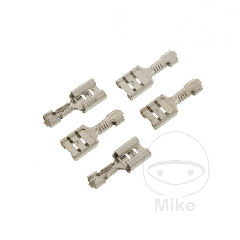 JMP Pack 5 conectores de cable hembra enchufe plano 0.5-1.0 6.3 MM 158.02.39