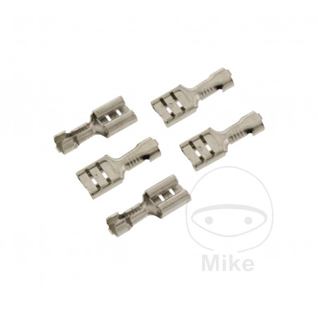 JMP Pack 5 conectores de cable hembra enchufe plano 1.0-2.5 6.3 MM 158.02.42