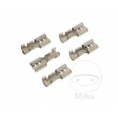 JMP Pack 5 conectores de cable hembra enchufe plano 2.5-6.0 6.3 MM 158.02.44