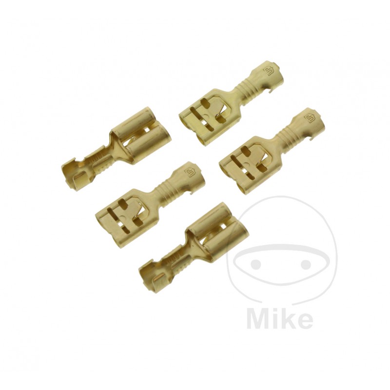 JMP Pack 5 conectores de cable hembra enchufe plano 1.0-2.5 6.3 MM ALTN: 1580837/780 158.02.47