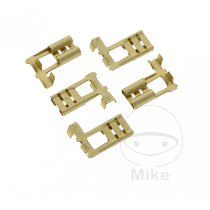 JMP Pack 5 conectores de cable hembra enchufe plano 0.5-1.0 6.3 MM 158.02.55