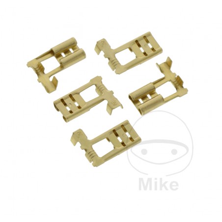 JMP Pack 5 conectores de cable hembra enchufe plano 0.5-1.0 6.3 MM 158.02.55