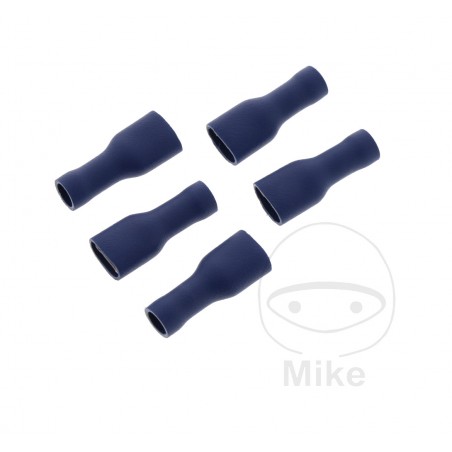 JMP Pack of 5 flat plug female cable connectors 1.5-2.5 6.3 MM 158.02.69