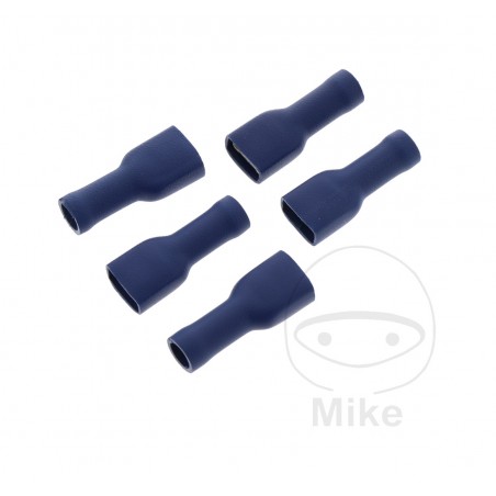 JMP Pack of 5 flat plug female cable connectors 1.5-2.5 6.3 MM ALTN: 1580812/784 158.02.70