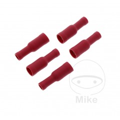 JMP Pack of 5 round plug female cable connectors 0.5-1.5 4 MM ALTN: 1580819/803 158.06.33