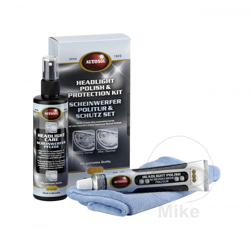 AUTOSOL Kit de pulido y protección faros POLISH PROTECT - 552.90.03