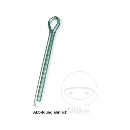 DRESSELHAUS Set of 100 zinc plated pins 3.2X20 DIN 94 486.05.32