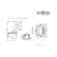 STEINEL LED spotlight with motion detector BEW MELDER 230V 1200LM 147.00.55