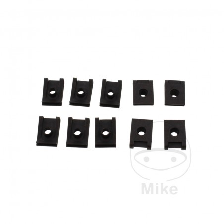pack de 10 écrous tôle corps m5