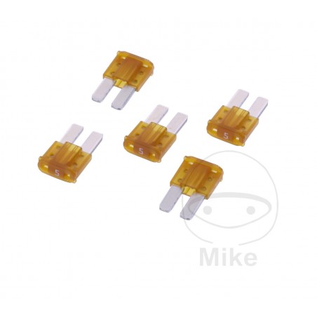 JMP Pack 5 fusibles planos enchufables MICRO 2 5A ALTN: 1490057 1490031