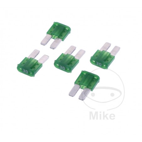 JMP Pack of 5 plug-in flat fuses MICRO 2 30A ALTN: 1490063 1490037