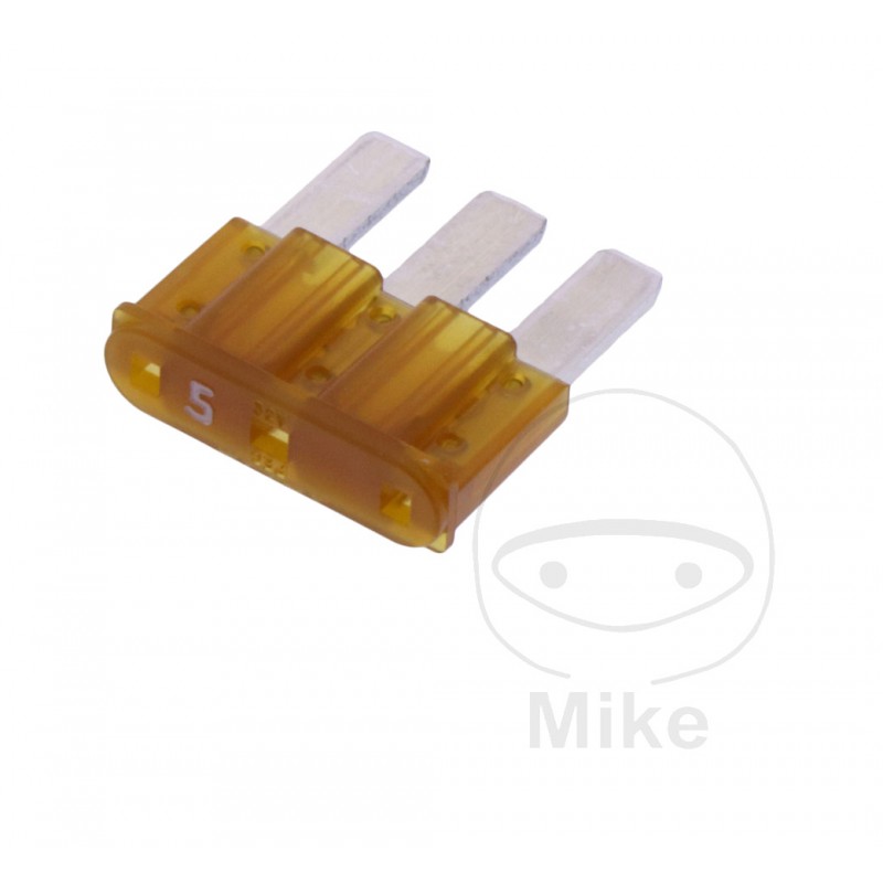 JMP Pack of 5 plug-in flat fuses MICRO 3 5A ALTN: 1490064 1490038