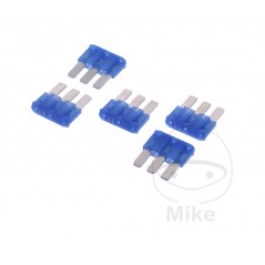 JMP Pack 5 fusibles planos enchufables MICRO 3 15A ALTN: 1490066 1490040