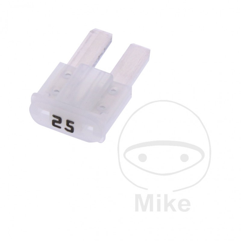 JMP Pack of 25 plug-in flat fuses MICRO 2 25A ALTN: 1490036 1490062