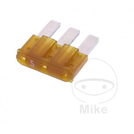JMP Pack 25 fusibles planos enchufables MICRO 3 5A ALTN: 1490038 1490064