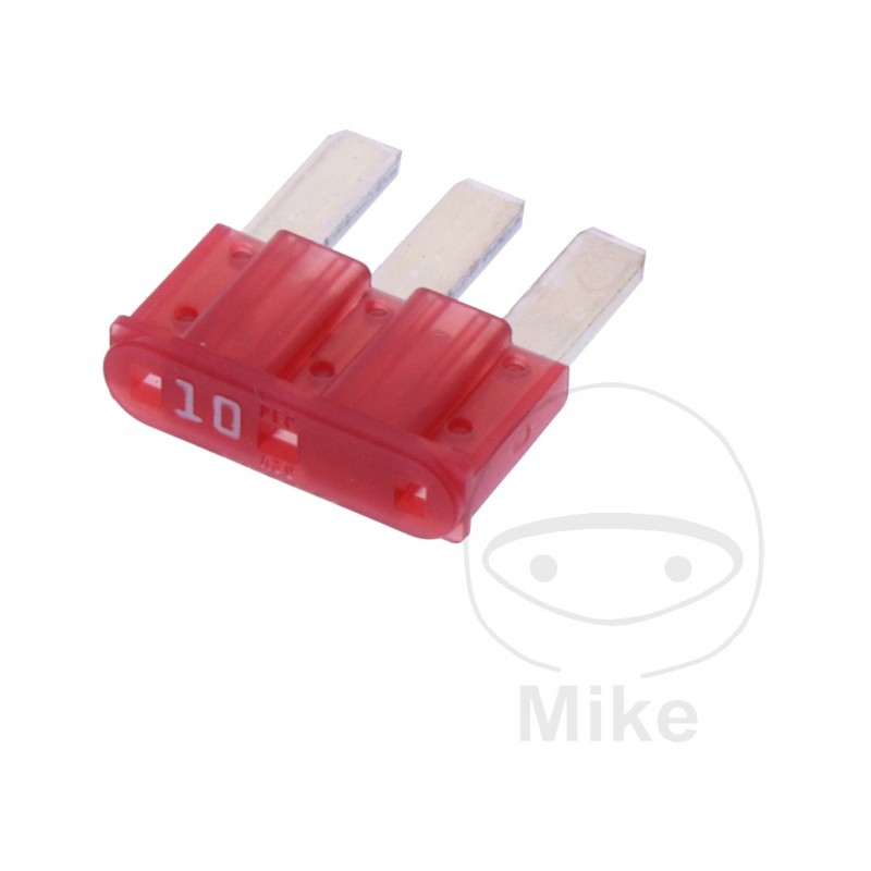 JMP Pack 25 fusibles planos enchufables MICRO 3 10A ALTN: 1490039 1490065