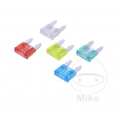 JMP Pack of 5 mini assorted plug-in flat fuses 10-30A 1490082