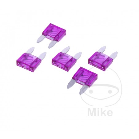 JMP Pack of 5 mini flat fuses 3A 1490098