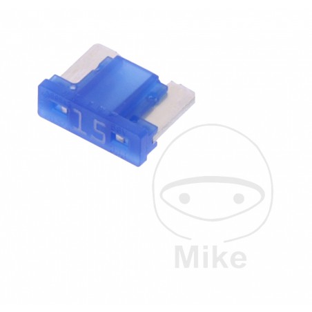 JMP Pack of 5 mini flat pin fuses 15A 1490110
