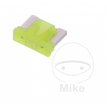 JMP Pack of 5 mini flat pin fuses 20A 1490111