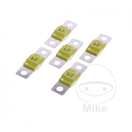JMP Pack of 5 mini flat fuses 60A 1490146