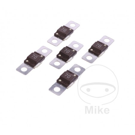 JMP Pack of 5 mini flat fuses 70A 1490147