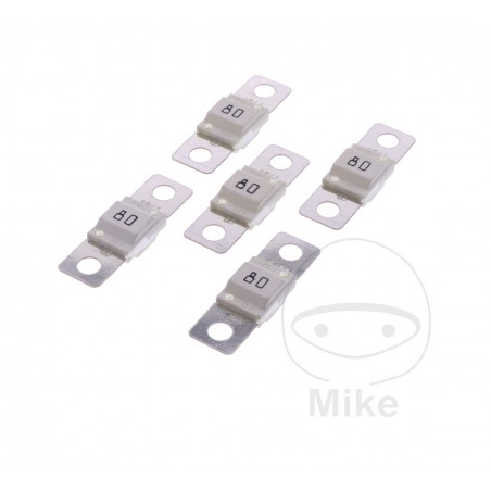 JMP Pack 5 mini fusibles planos 80A 1490148