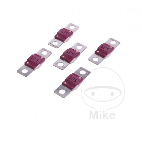 JMP Pack of 5 mini flat fuses 125A 1490150