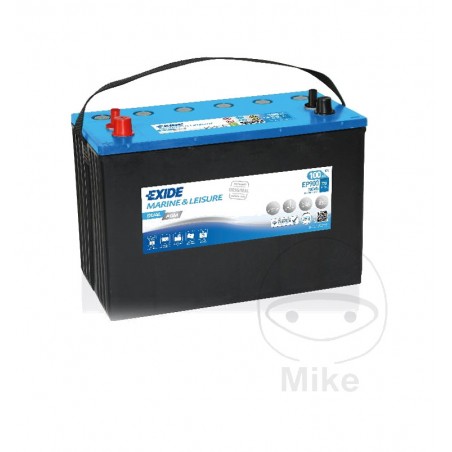 EXIDE Marine battery and multiple uses MULTIFIT 12V 100AH DUAL AGM 900WH 1510042
