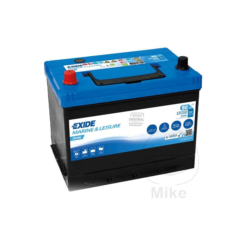 EXIDE Batería marina y usos múltiples STVS 12V 80AH DUAL 1510068