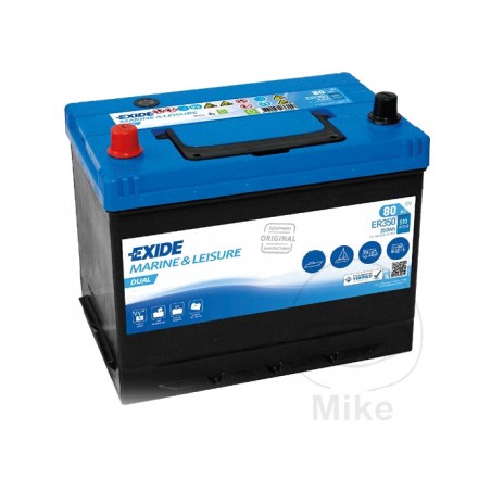EXIDE Marine battery and multiple uses STVS 12V 80AH DUAL 1510068