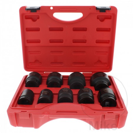 JMP Juego 9 llaves de vaso impacto bihexagonal versión corta 3/4 JM 24-46 MM 605.05.69