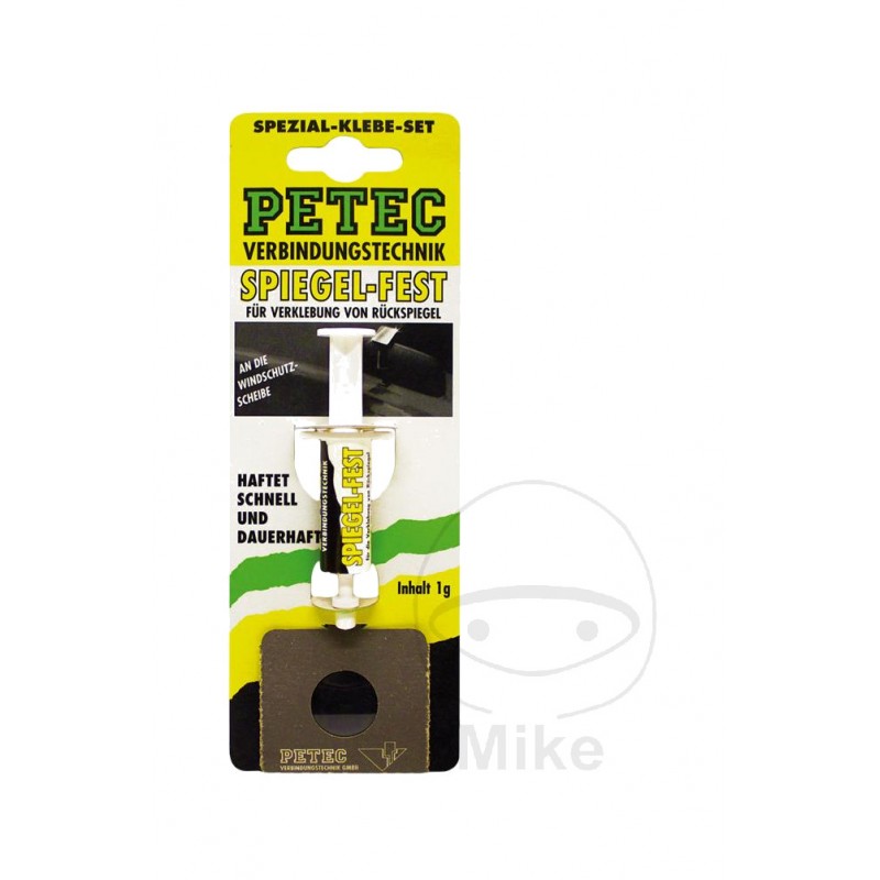 PETEC Pegatina adhesivo para fijar retrovisor interior 1 G SB KARTE ALTN: 5574744 557.91.23