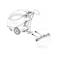 SCRUBTEC Complete suction bar for professional floor cleaners 343 E/B 343.2 E/ 665.01.00