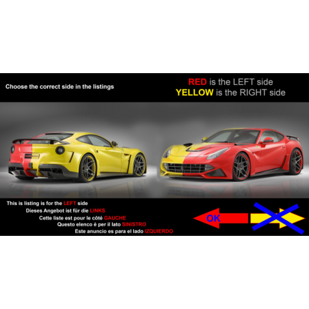 IPARLUX left rearview mirror housing for cars, ready to paint in the color of your vehicle 41200551