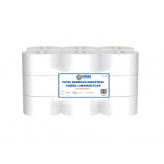 FASEBA Bobina de papel higiénico industrial laminado FLOR (18U) (18UD) 06069