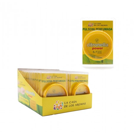 VARIOS Pulsera de citronela perfumada anti mosquitos 06096