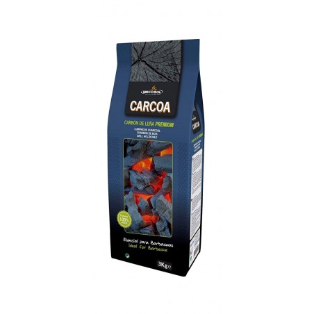 VARIOS Vegetable charcoal for making barbecues bag 3 KG 07157