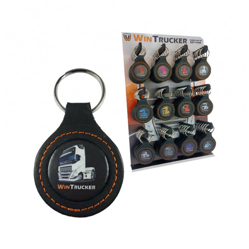 WINTRUCKER Truck type leather keychain VOLVO21 07250